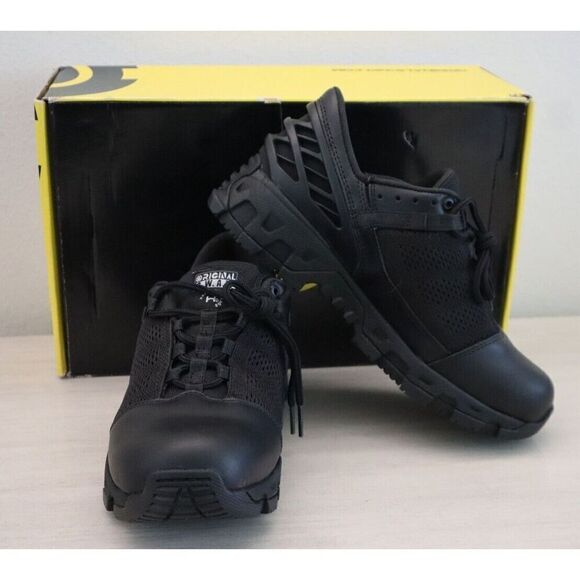 Original S.W.A.T. Men's 7 Women's 8.5W Black Alpha Freedom 3" HF PT Shoes - Picture 1 of 6